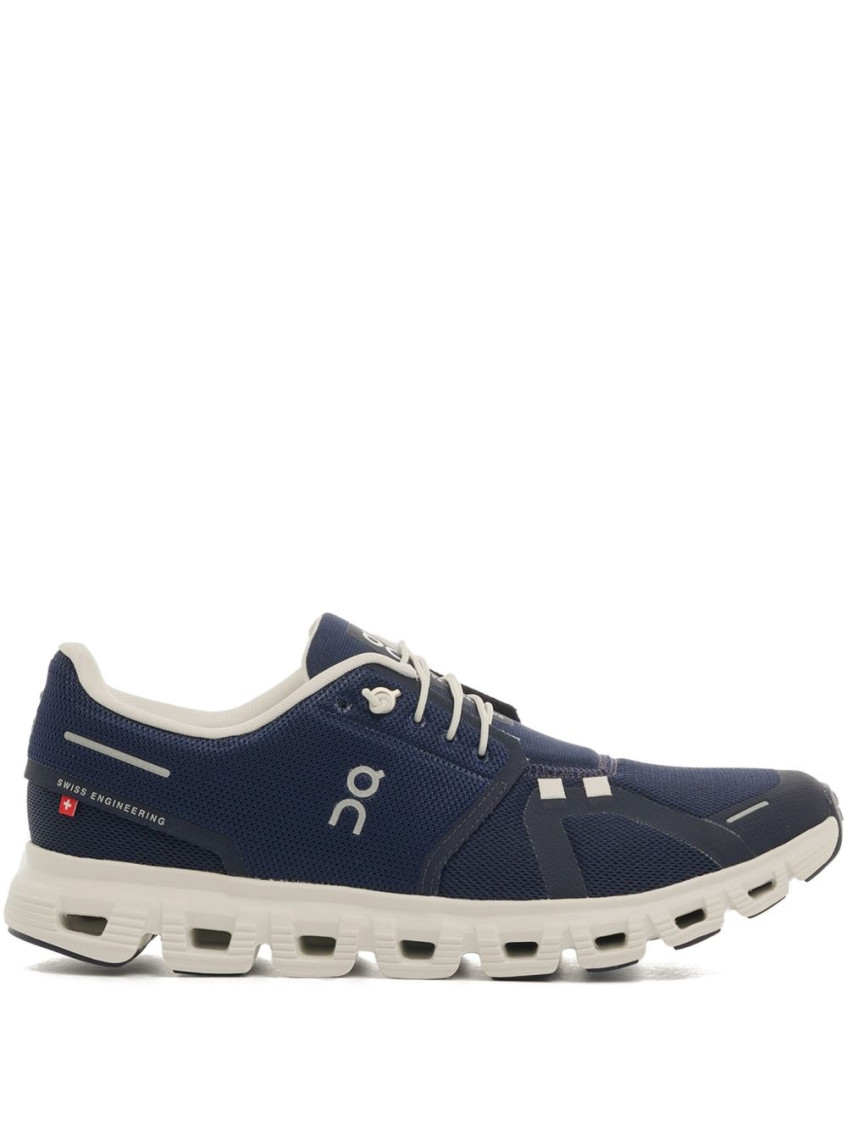 On Running Sneakers Cloud 6 On In Mesh Riciclato In Navy Blue