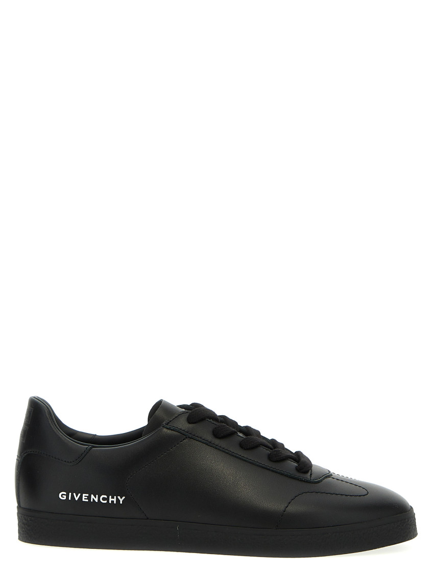 Shop Givenchy Black Lace Up Sneakers