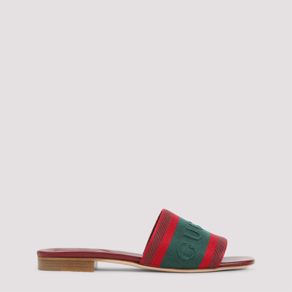 Gucci Red Slip On Sandals for Women Online USA at Darveys.com