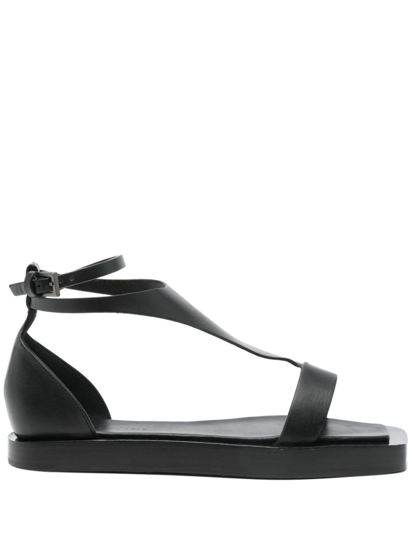 Max Mara Black Open Toe Sandals