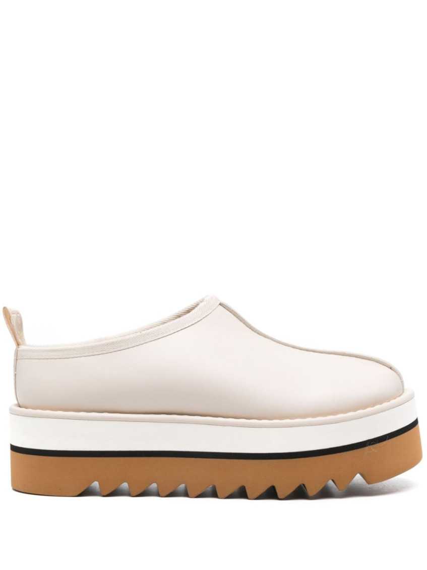 Stella Mccartney White Slip On Mules