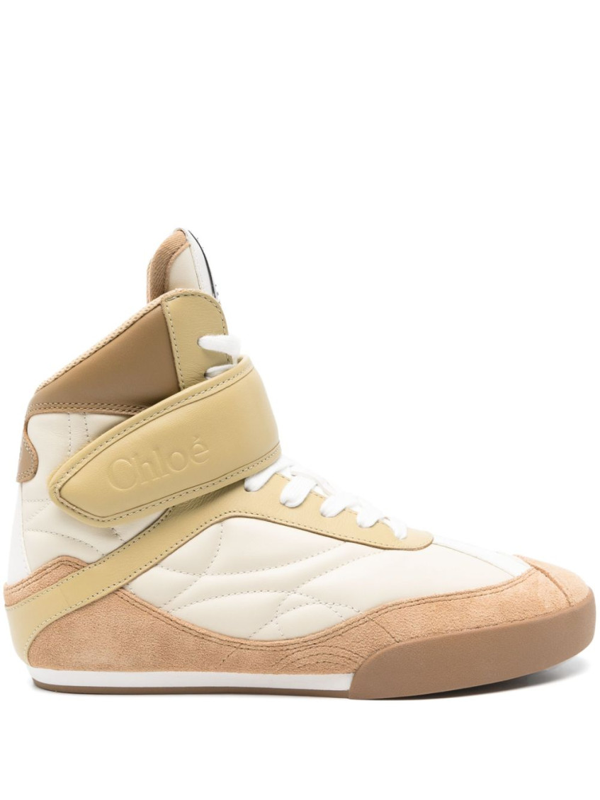 Chloé Kick Leather Sneakers