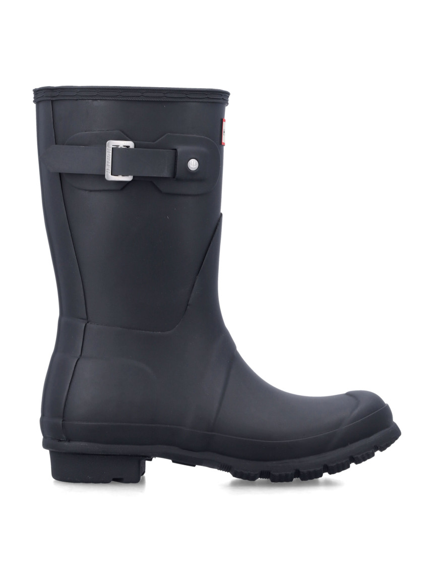 Hunter Navy Blue Logo Boots