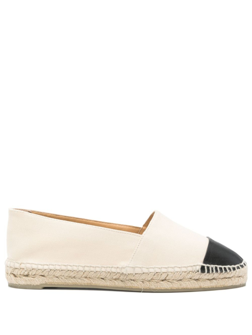Castaã±er White Canvas Espadrilles