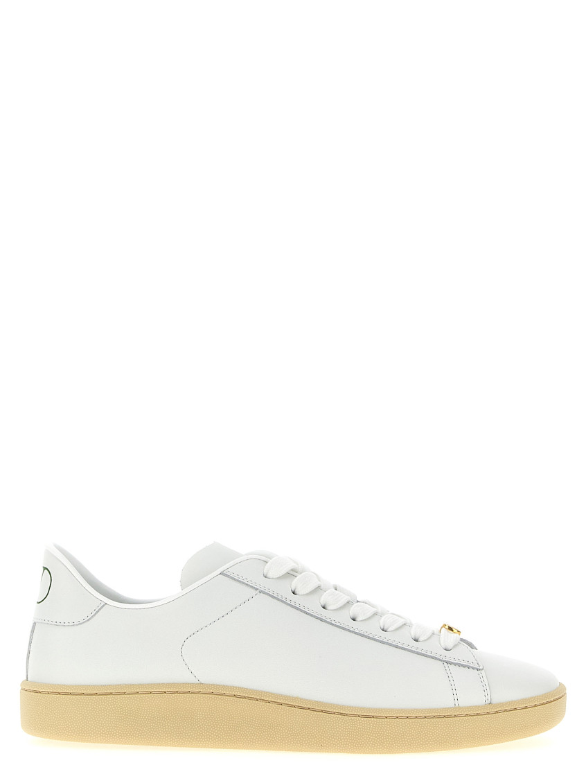 Valentino White Leather Vlogo Signature Sneakers