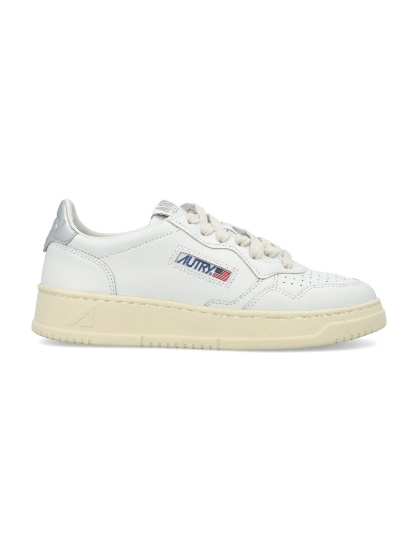 Autry White Lace Up Sneakers