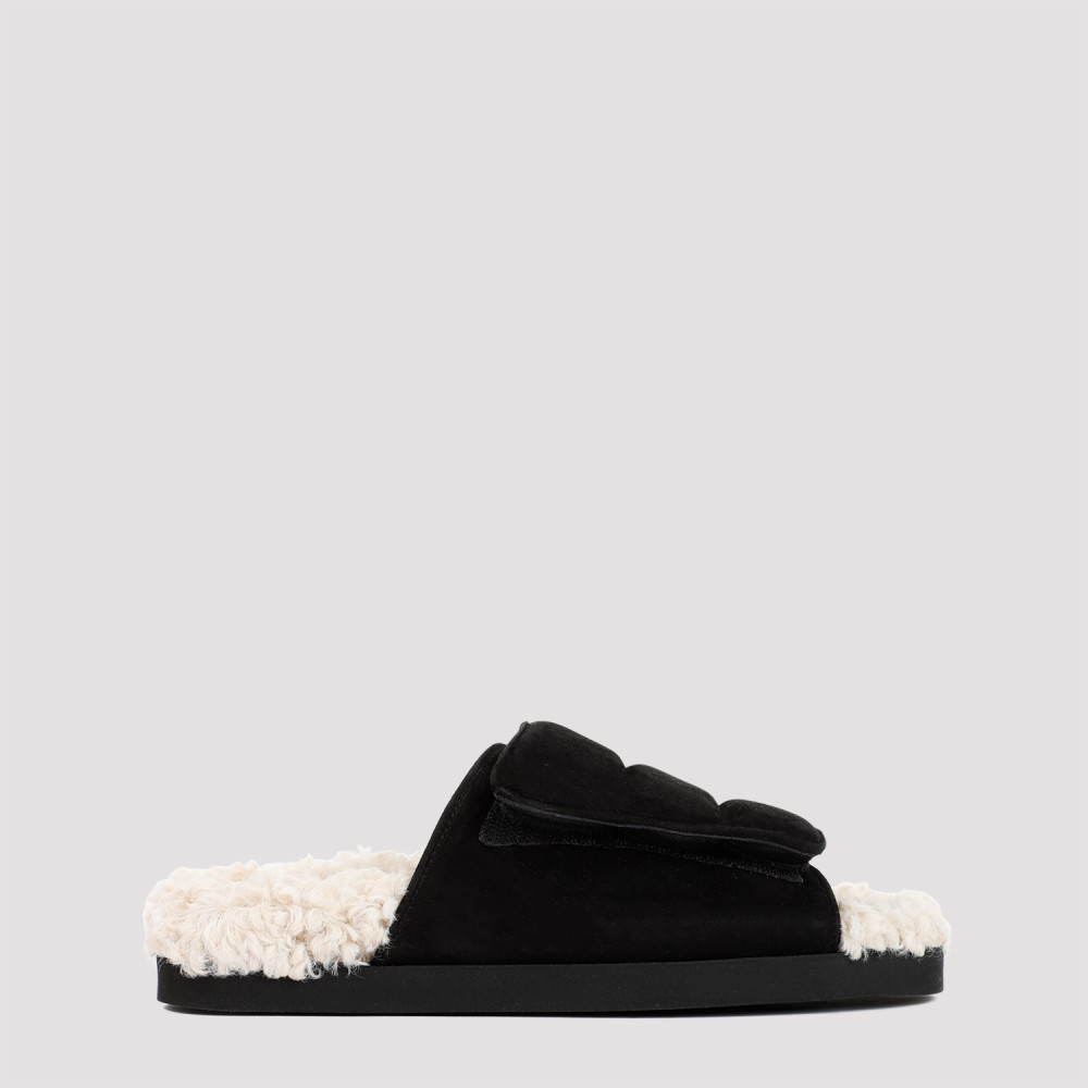 Gia Borghini Gia 3 Touch-strap Sandals In Black