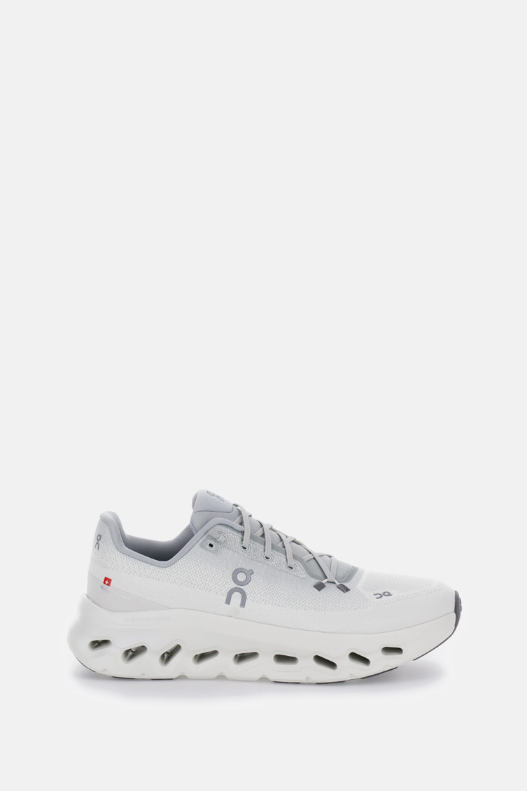 On Running Grey Lace Up Sneakers In Gray