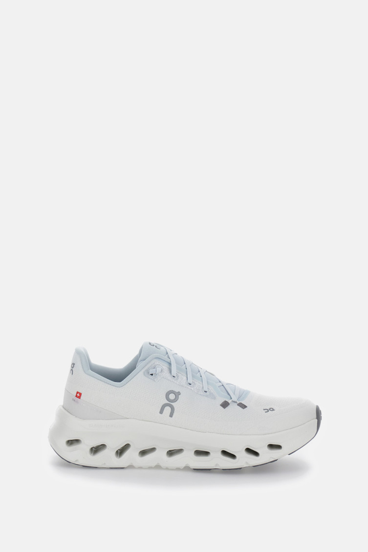 On Running White Lace Up Sneakers In White