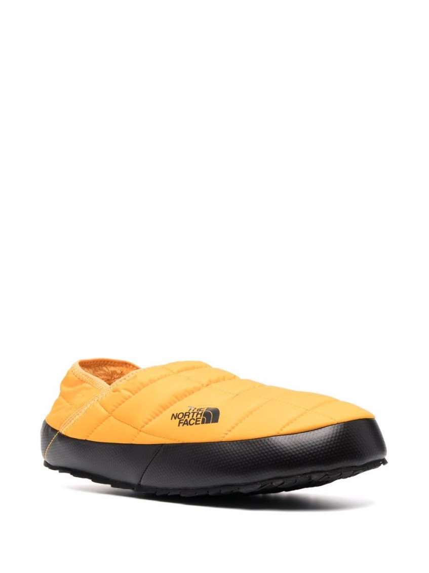 The North Face Thermoball V Traction Mules In Yellow