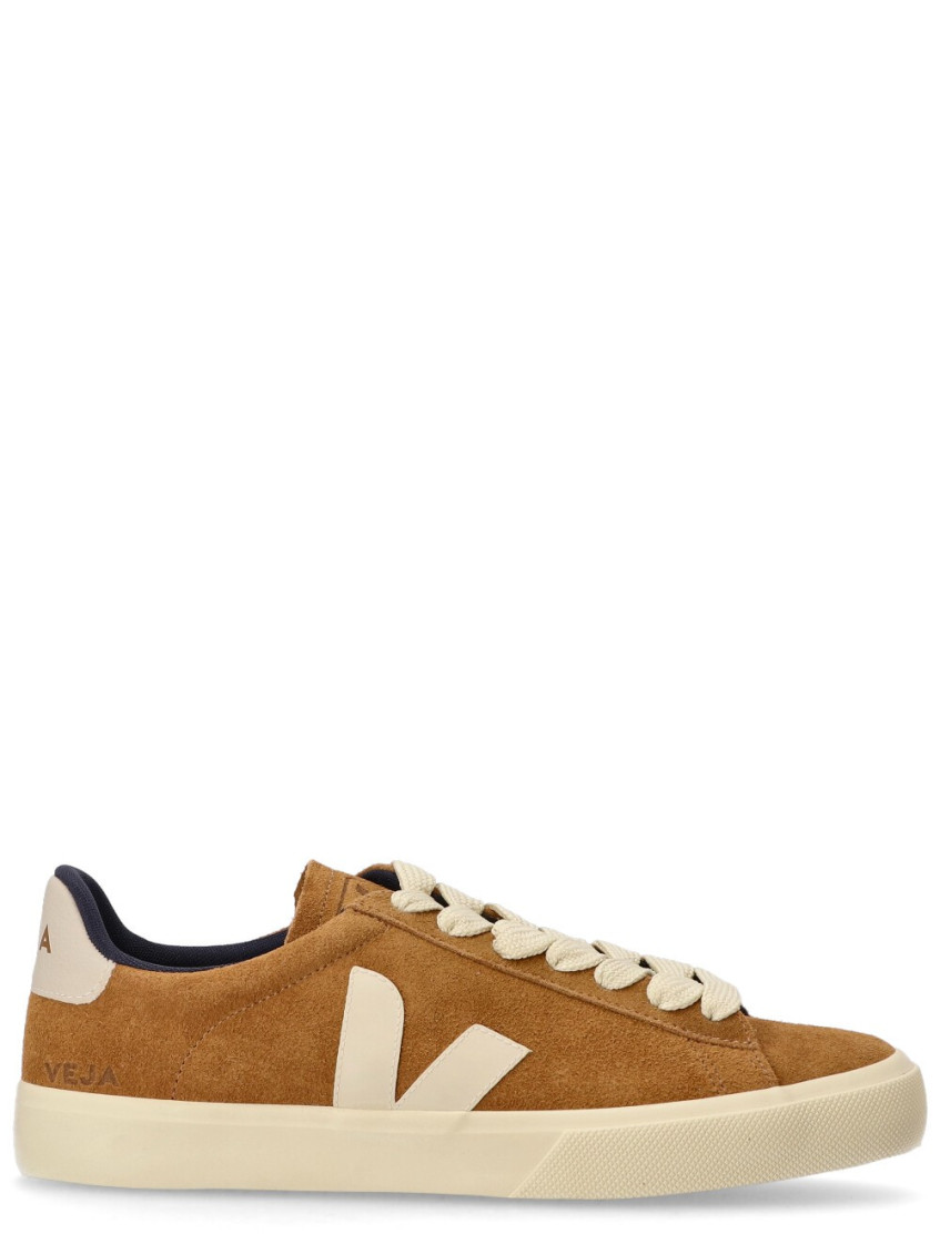 Veja Brown Logo Sneakers In Multi