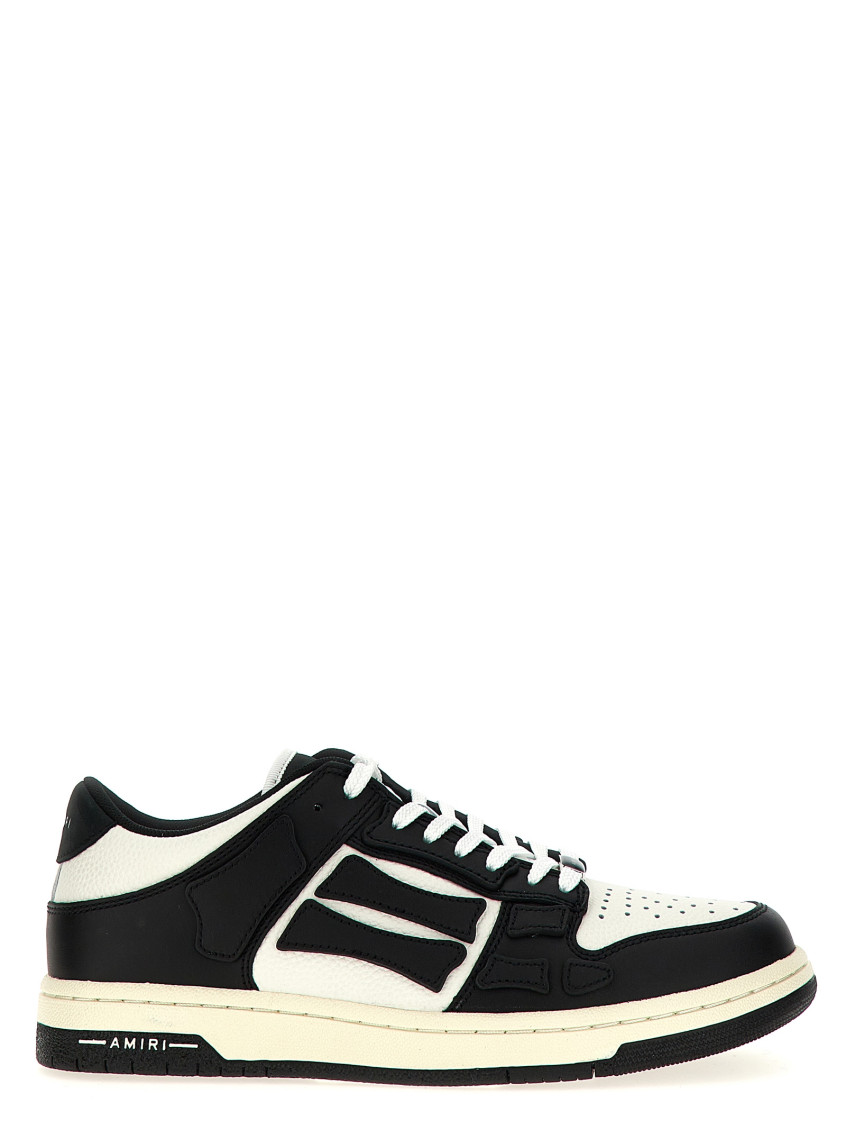 Amiri Contemporary Black Sneakers With Elevated Midsole In Black