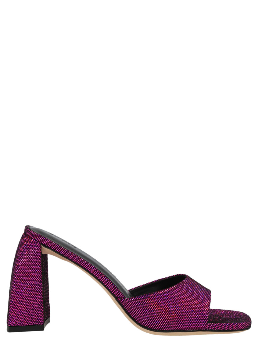 Shop By Far Purple Michel Heels