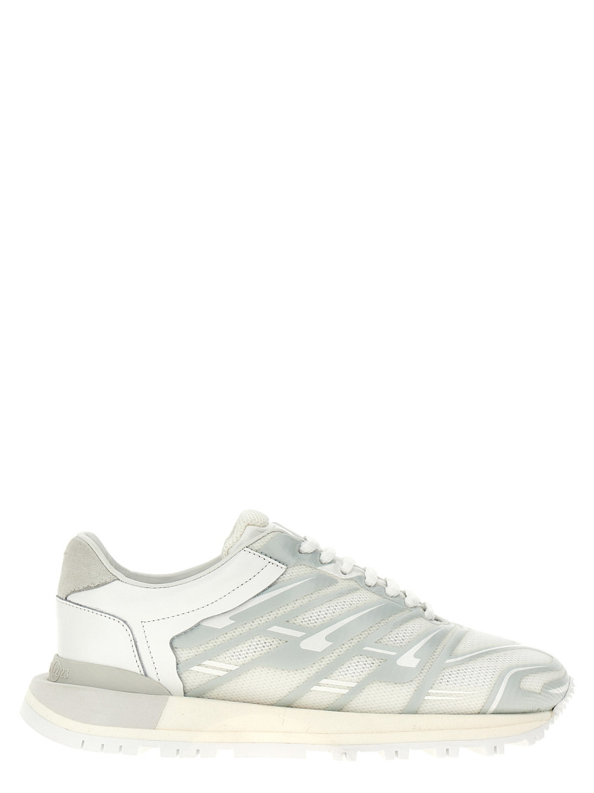 Maison Margiela White 50-50 Sneakers In White
