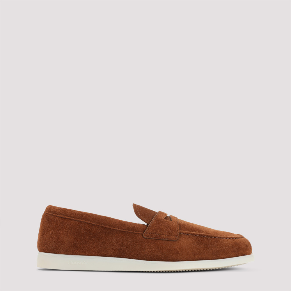 Church's Suede Loafers In Brown