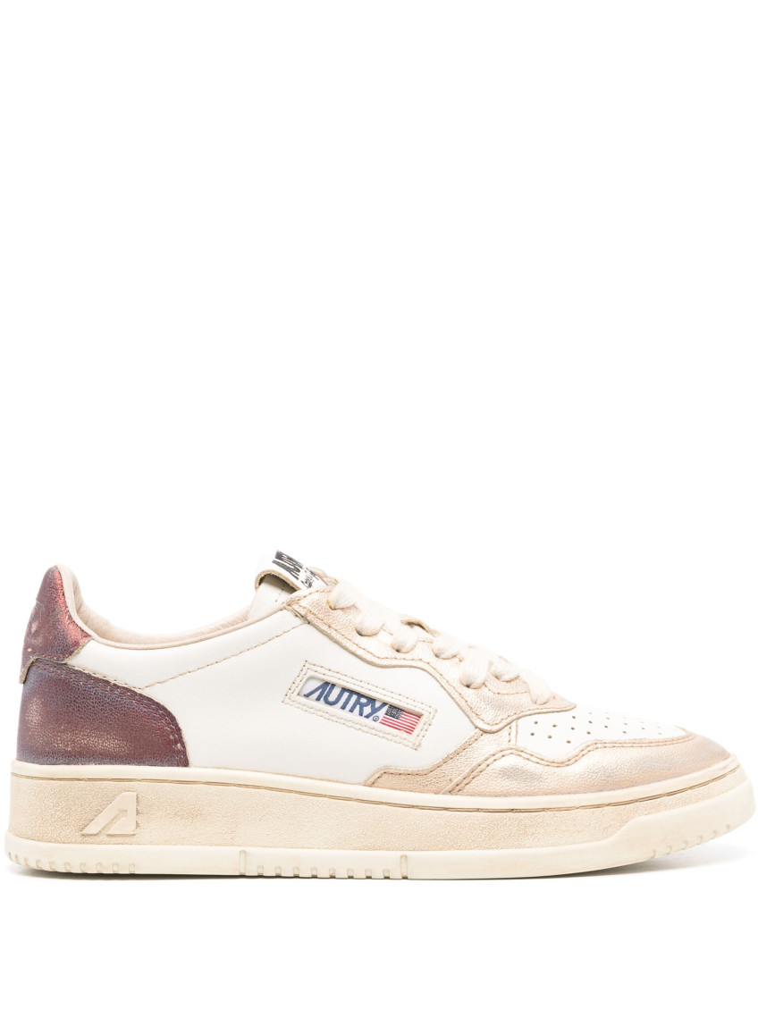 Autry Brown Logo Sneakers In Brown