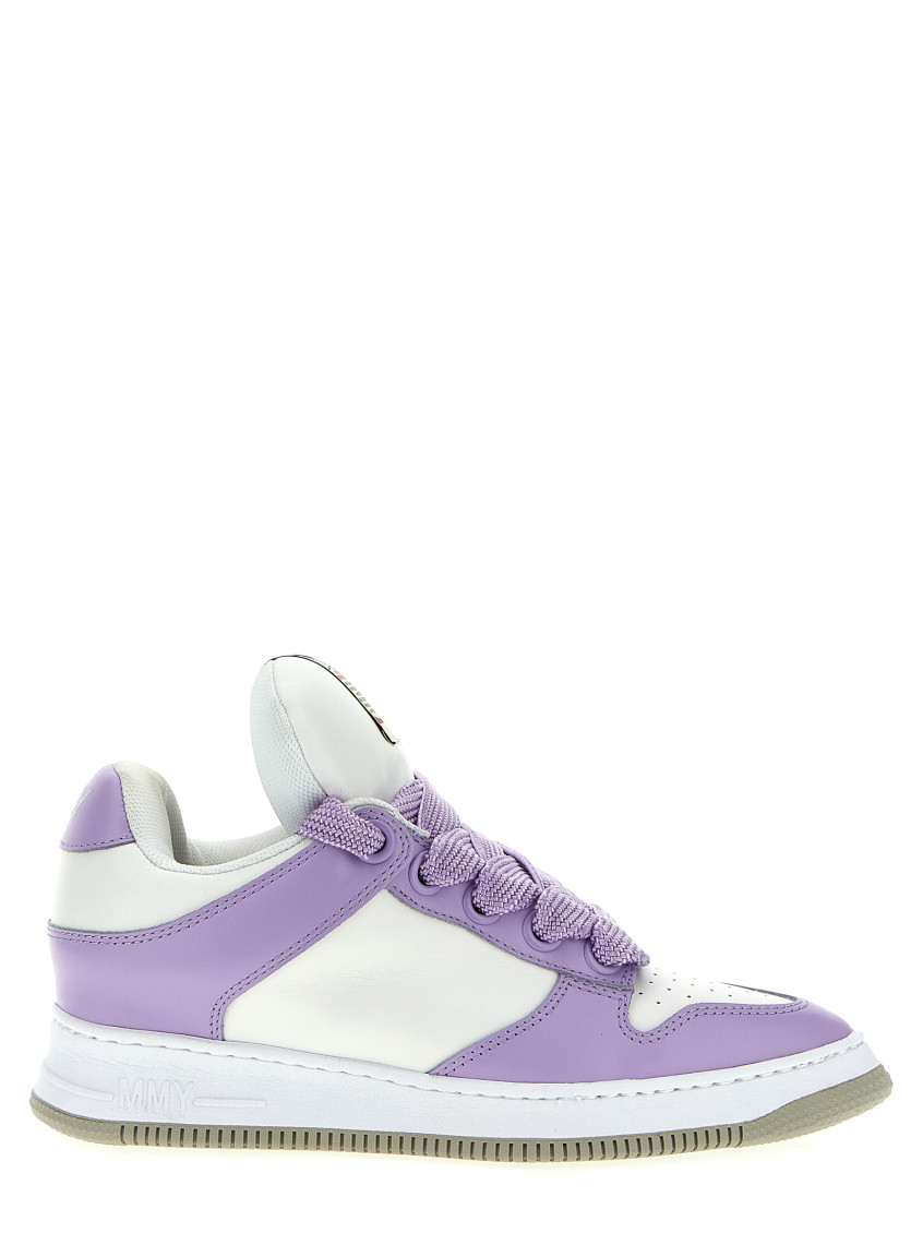 MAISON YASUHIRO PURPLE LACE UP SNEAKERS