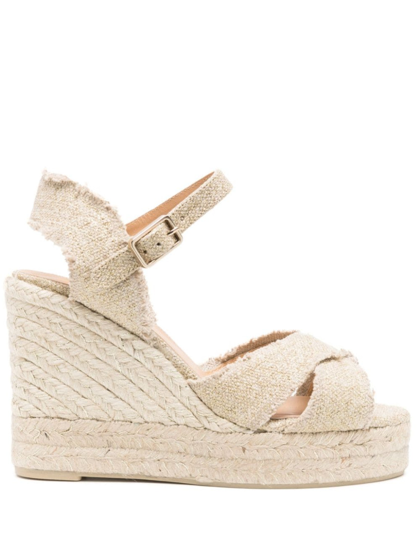 CASTAñER BEIGE BROMELIA WEDGES