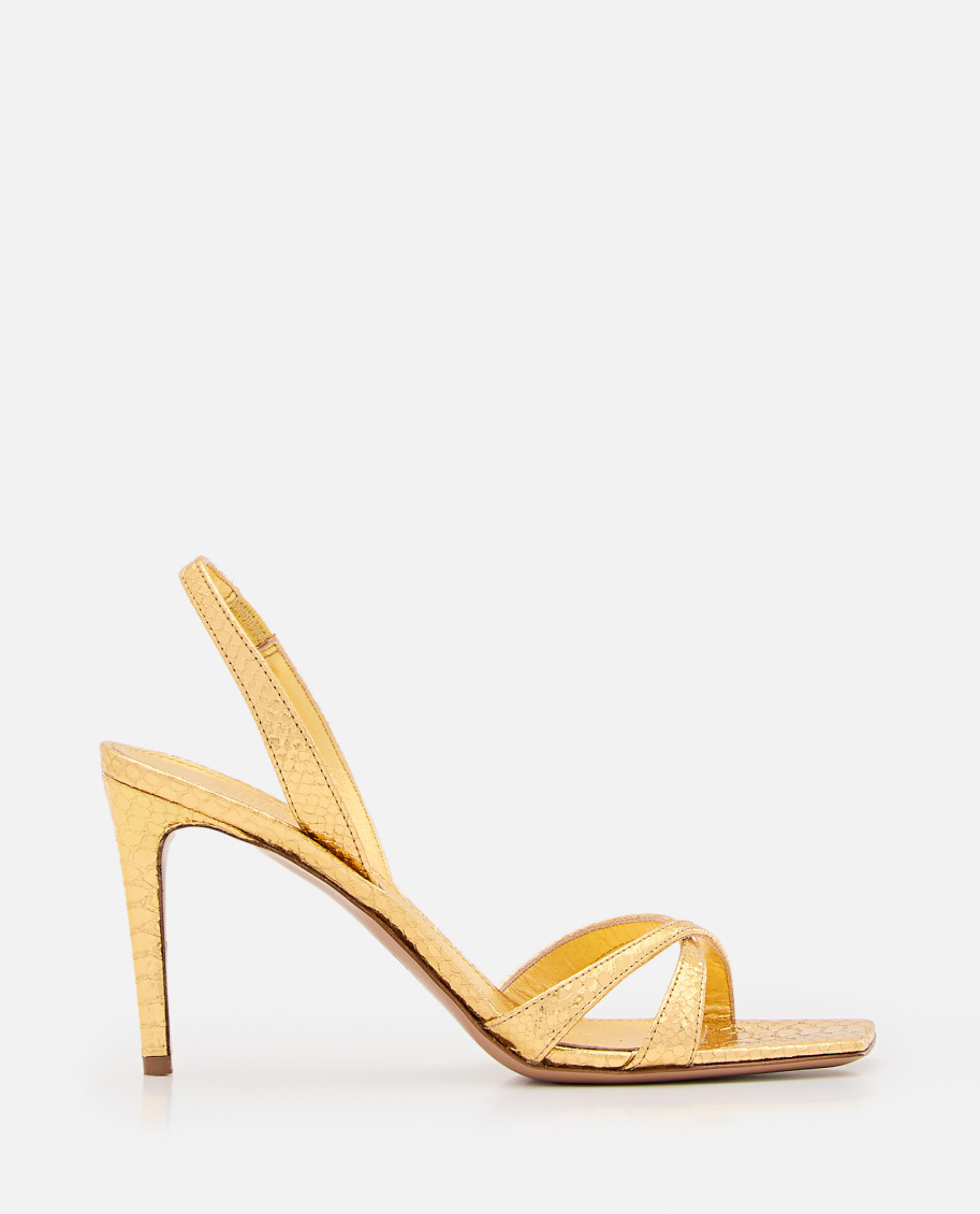 Shop Paris Texas Golden Slingback Heels