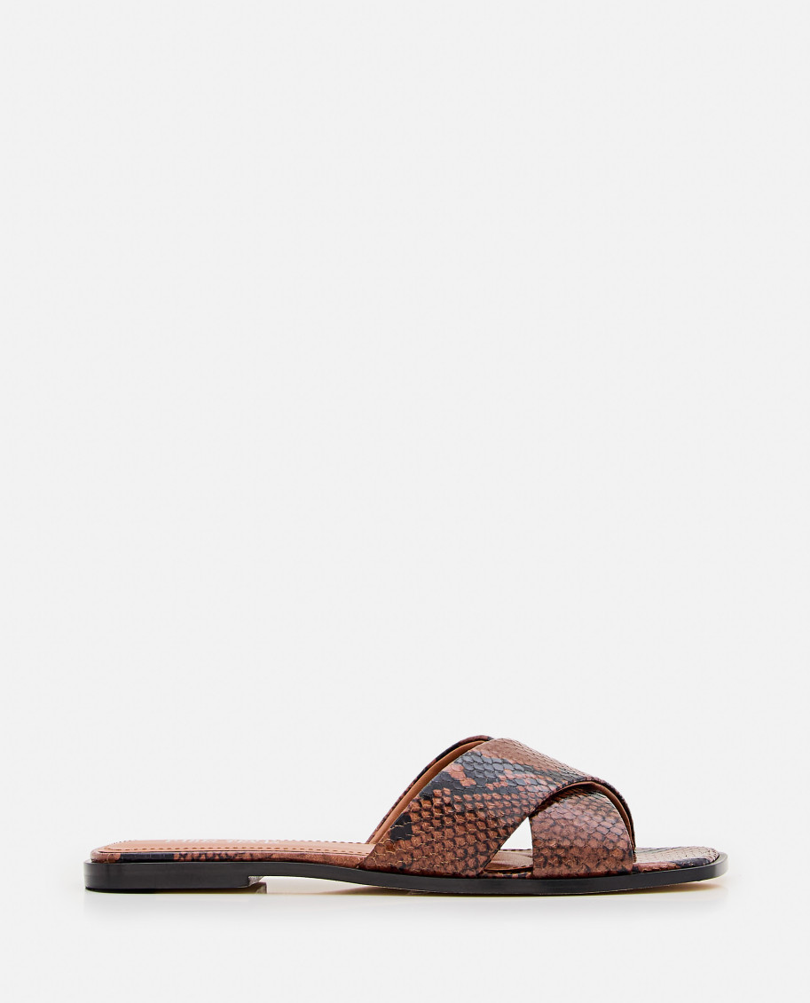 Shop Paris Texas Brown Slip On Sandals