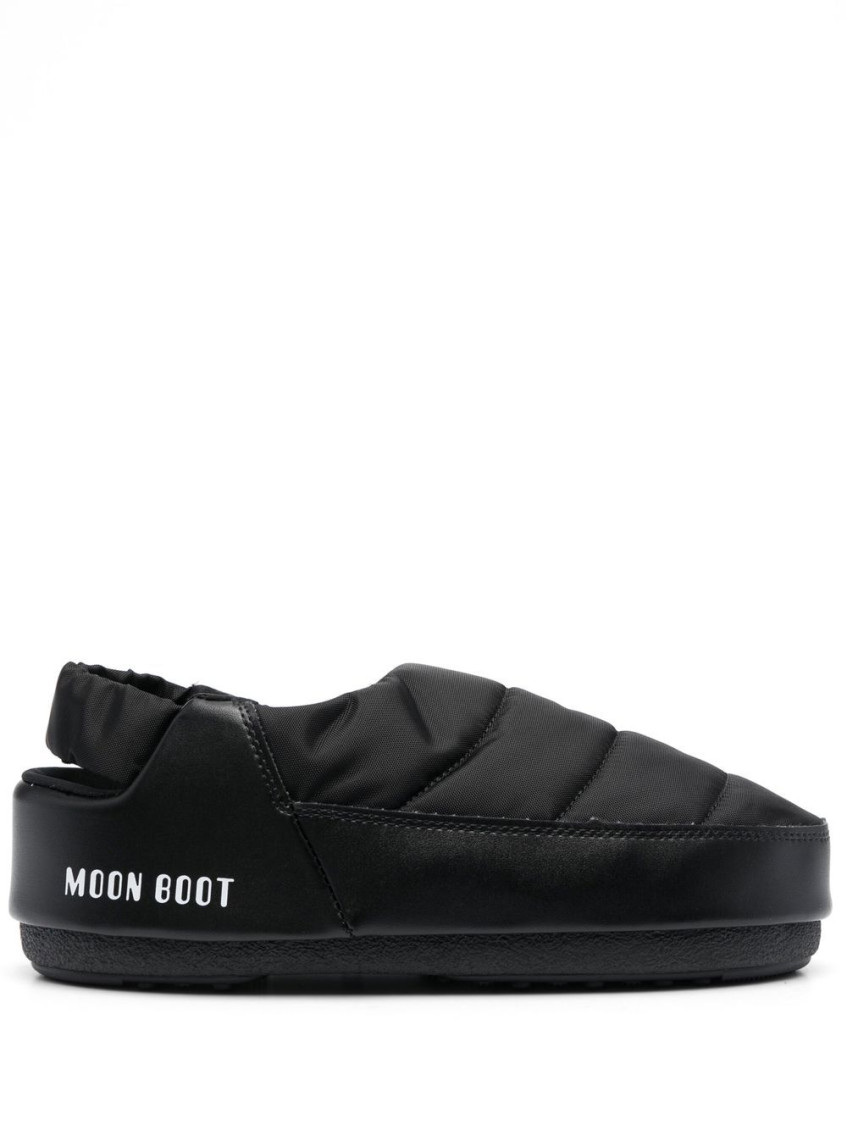 Moon Boot Black Evolution Mules