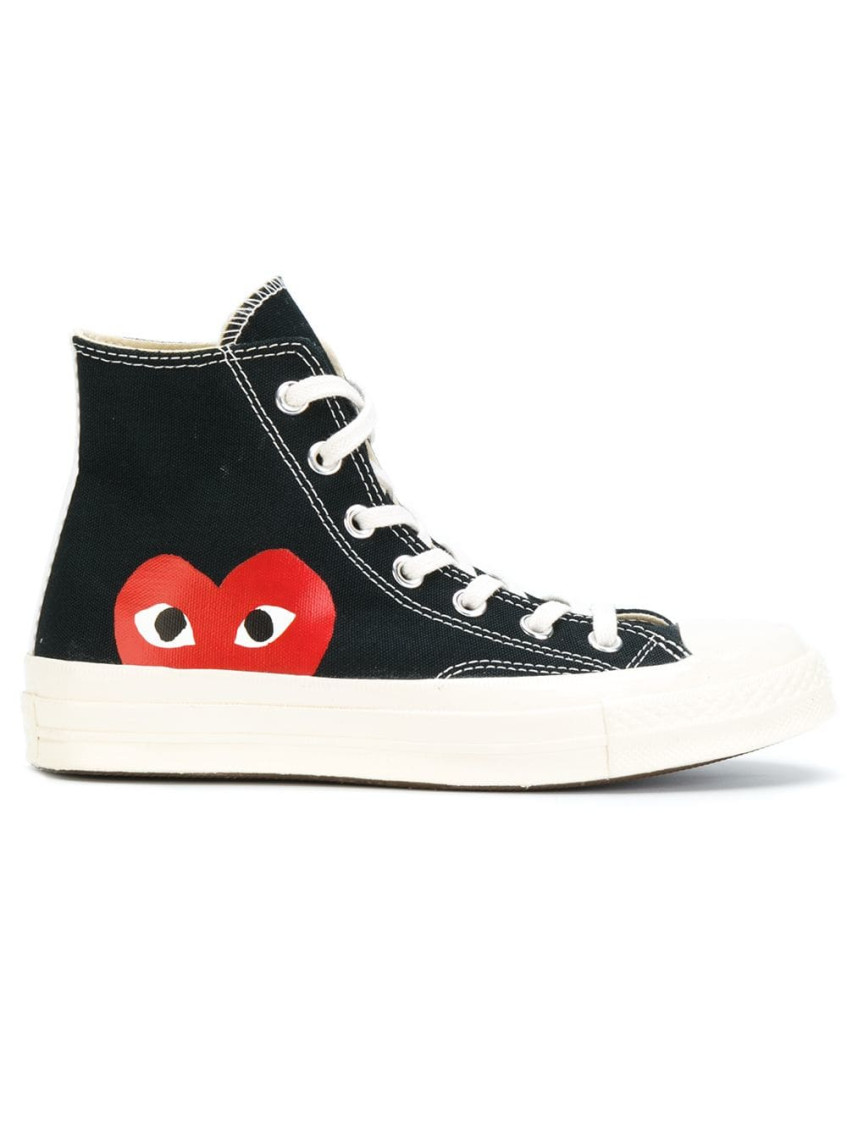 Comme Des Garçons Comme Des Garcons Chuck Taylor High Top Sneakers In Black