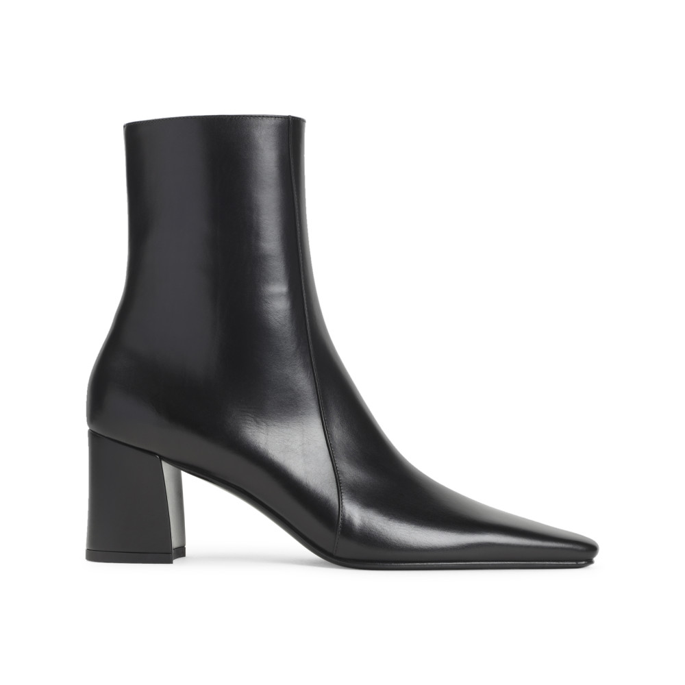 Saint Laurent Black Leather Boots