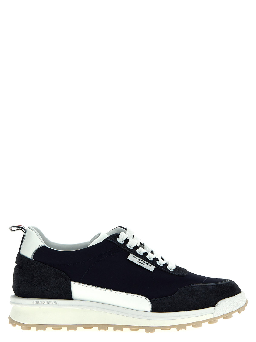 Thom Browne Blue Alumni Sneakers In Blue