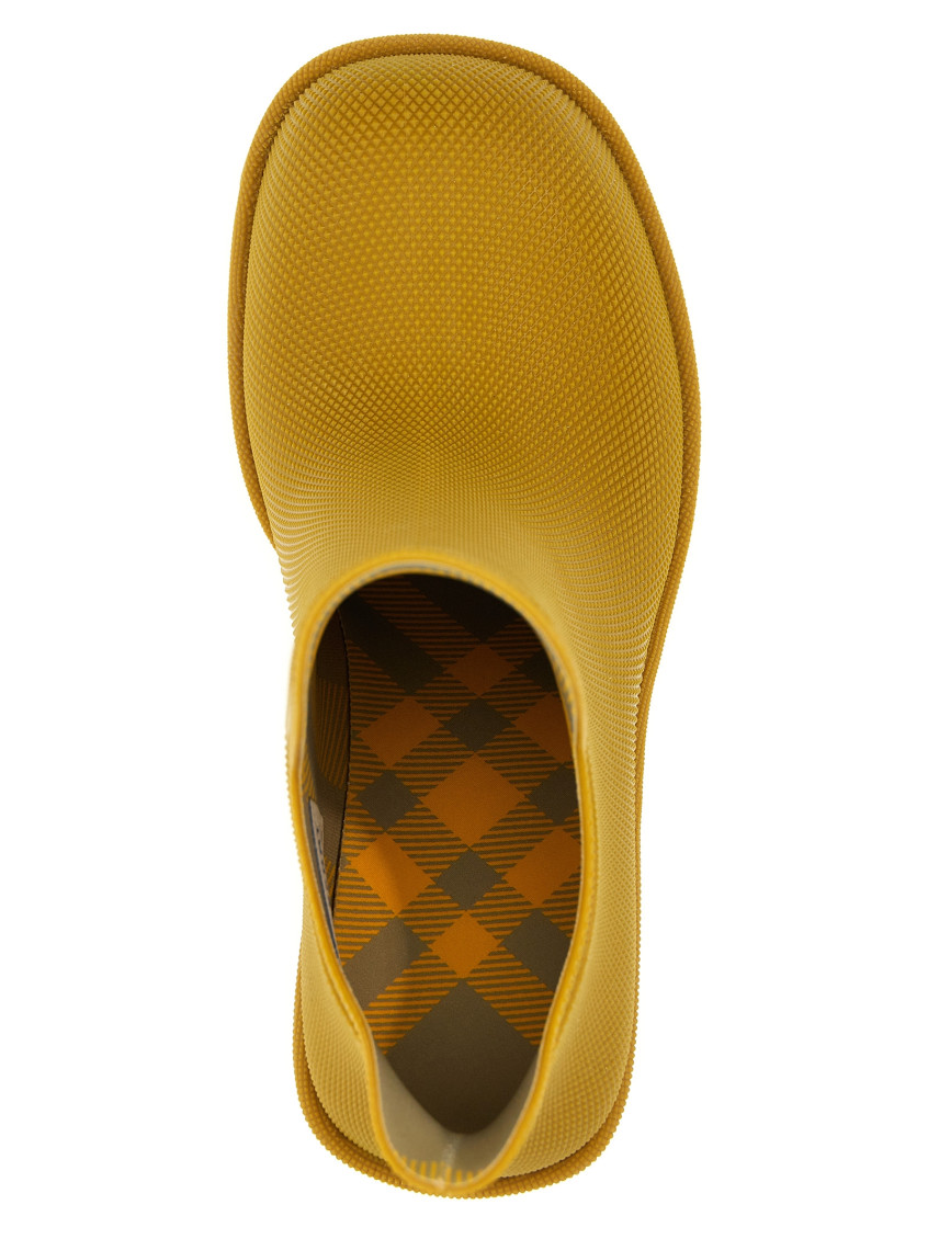 ミドルブーツ BURBERRY Women Boots 8074661MANILLA Yellow Burberry Check boots in multicoloured - Burberry | Mytheresa