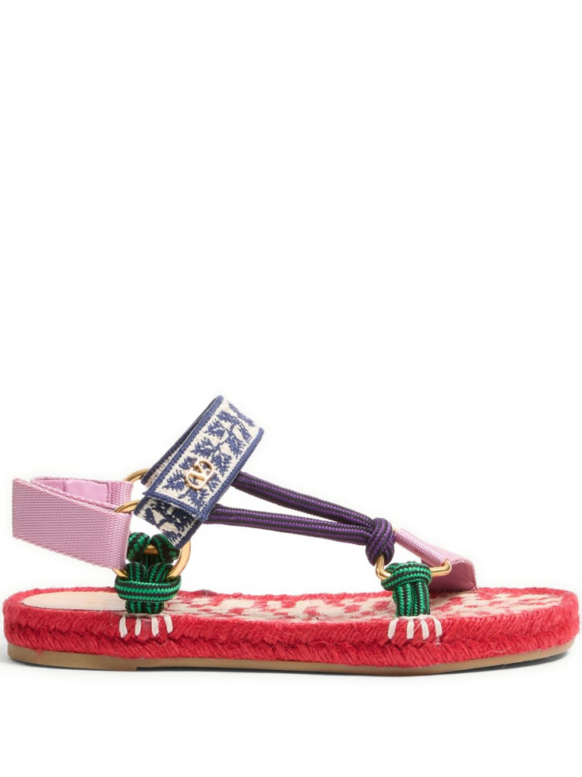 Valentino Garavani Lake Powell Sandal With Grape Embroidery 20mm Woman Multicolour 42