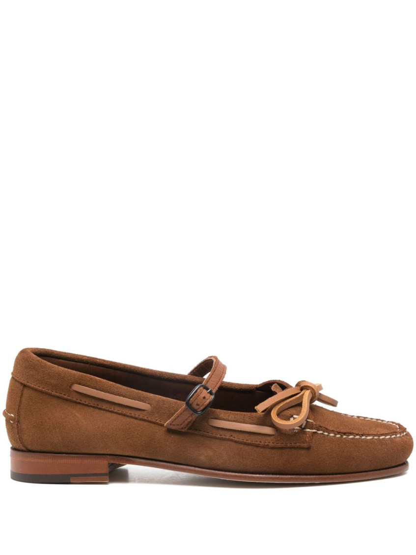 Hereu Brown Suede Loafers
