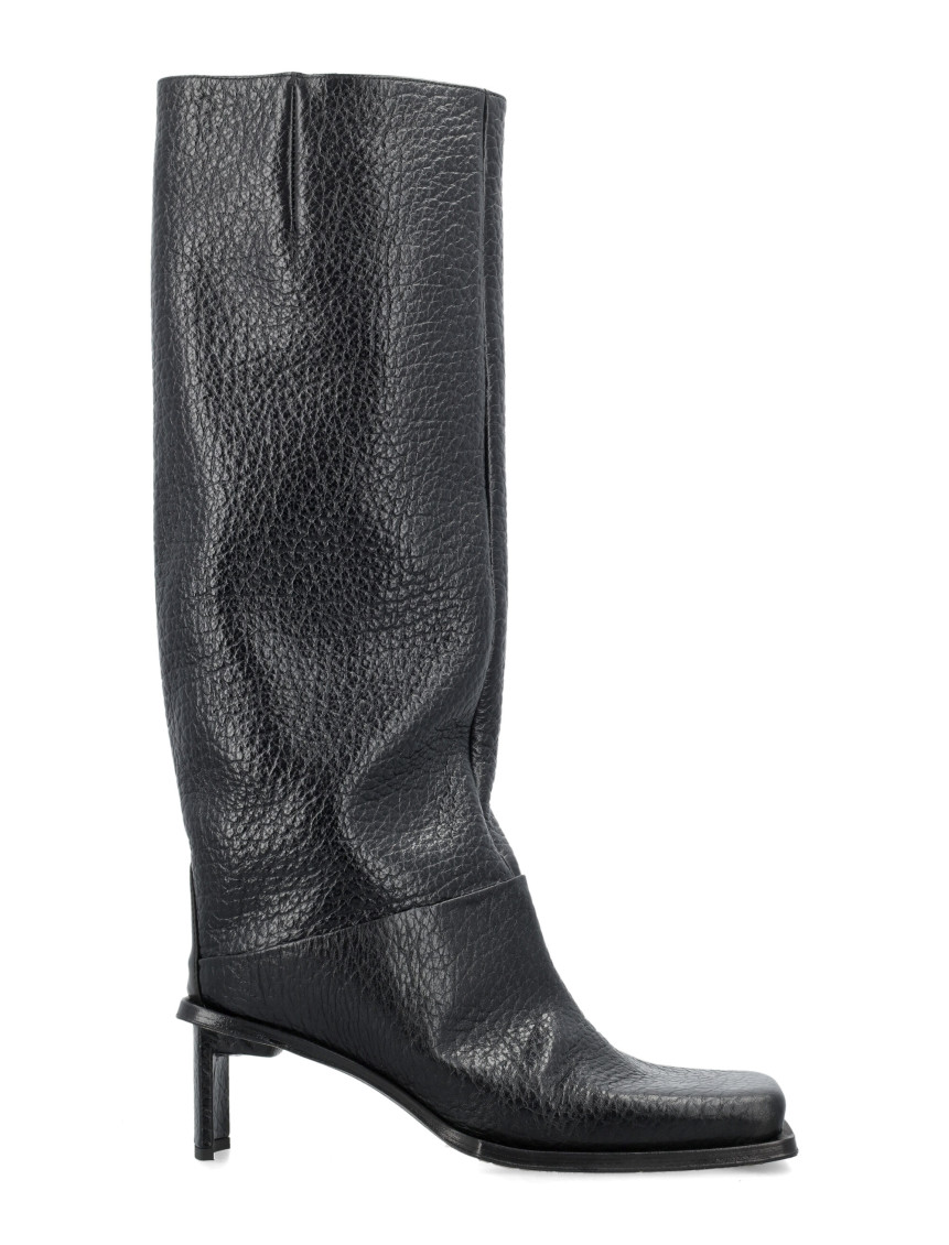Miista Black Leather Boots