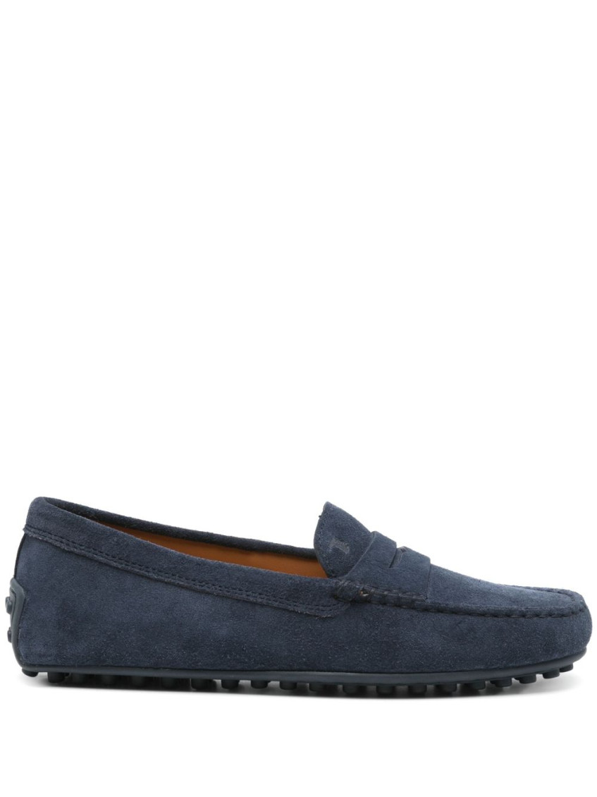 Tod's City Gommino Driving Shoes In Suede