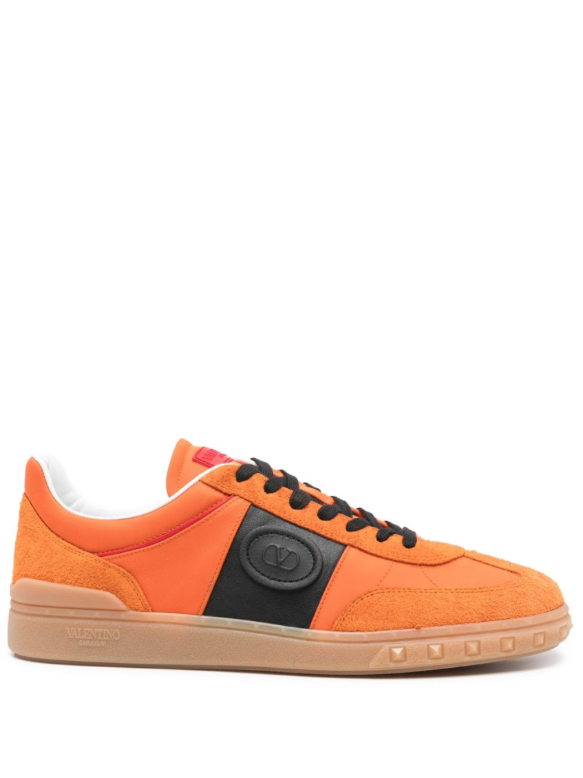 Shop Valentino Orange Upvillage Sneakers