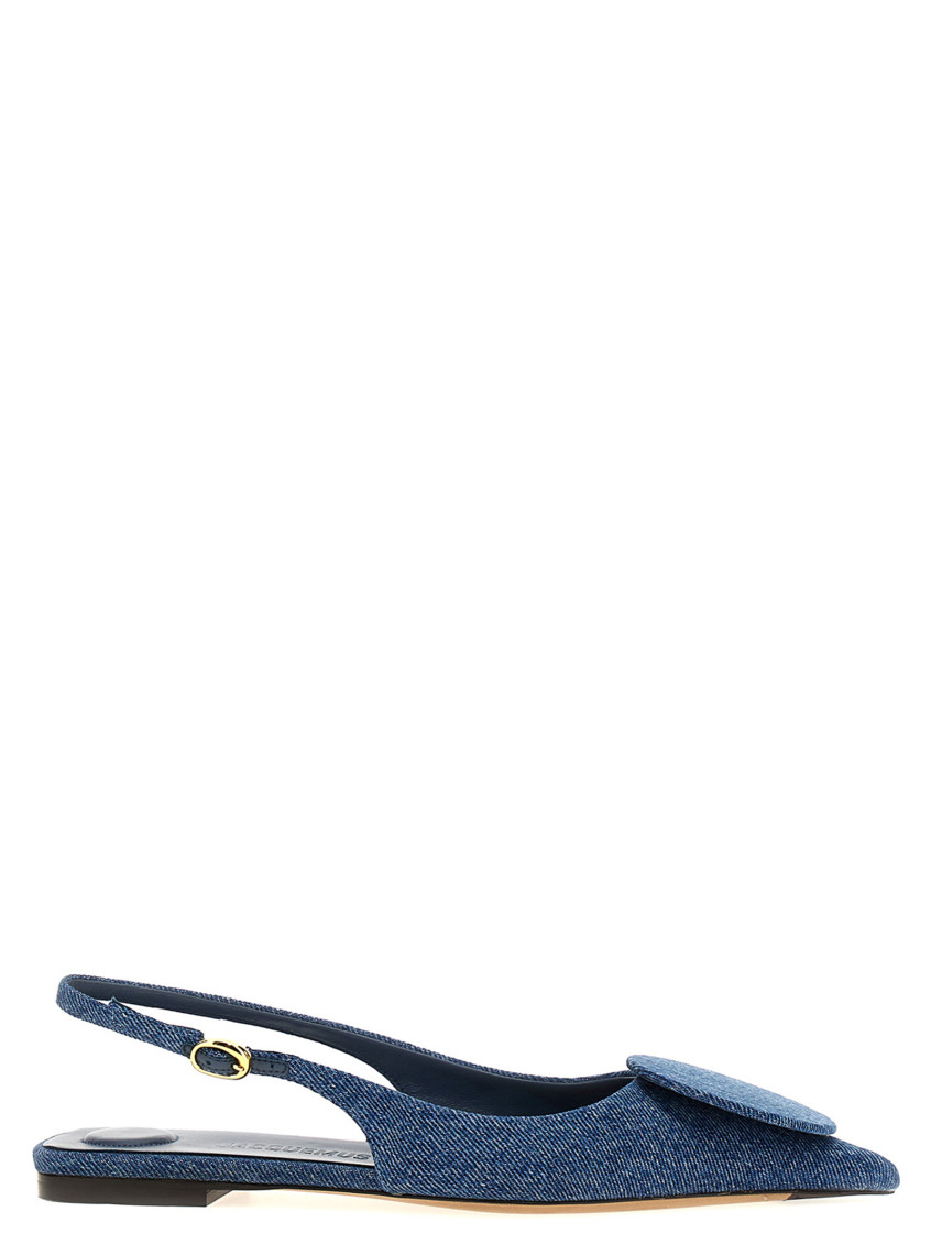 パンプス Jacquemus Duelo P Flats Jacquemus Blue Duelo P Slingback Ballet Flats for Women