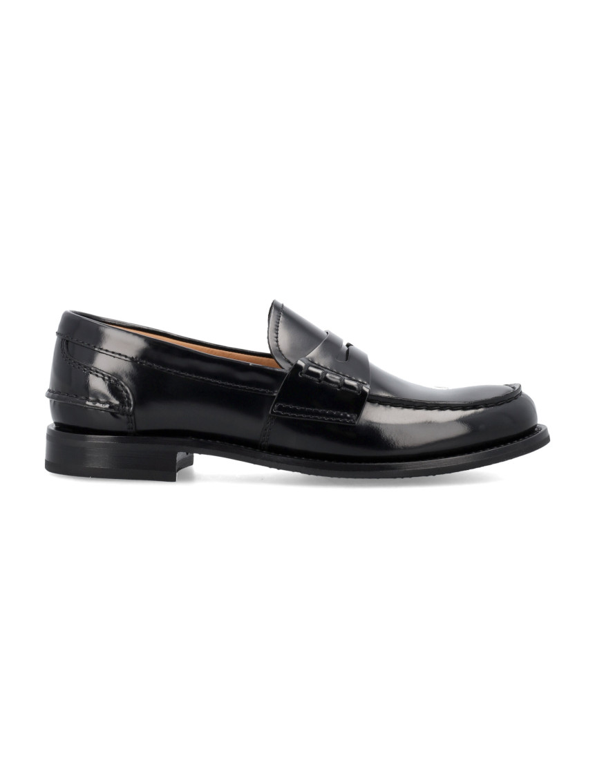 Shop Church's Black Slip On Loafers
