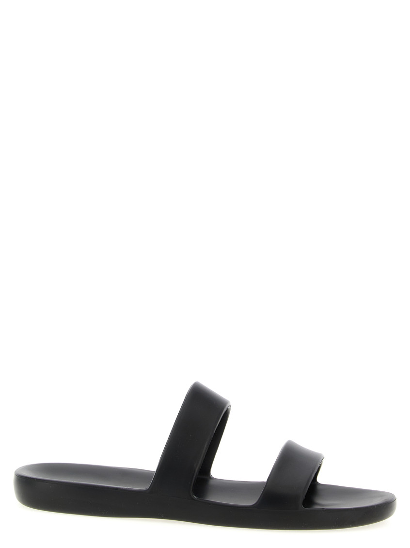 Shop The Row Black Slip On Sandals