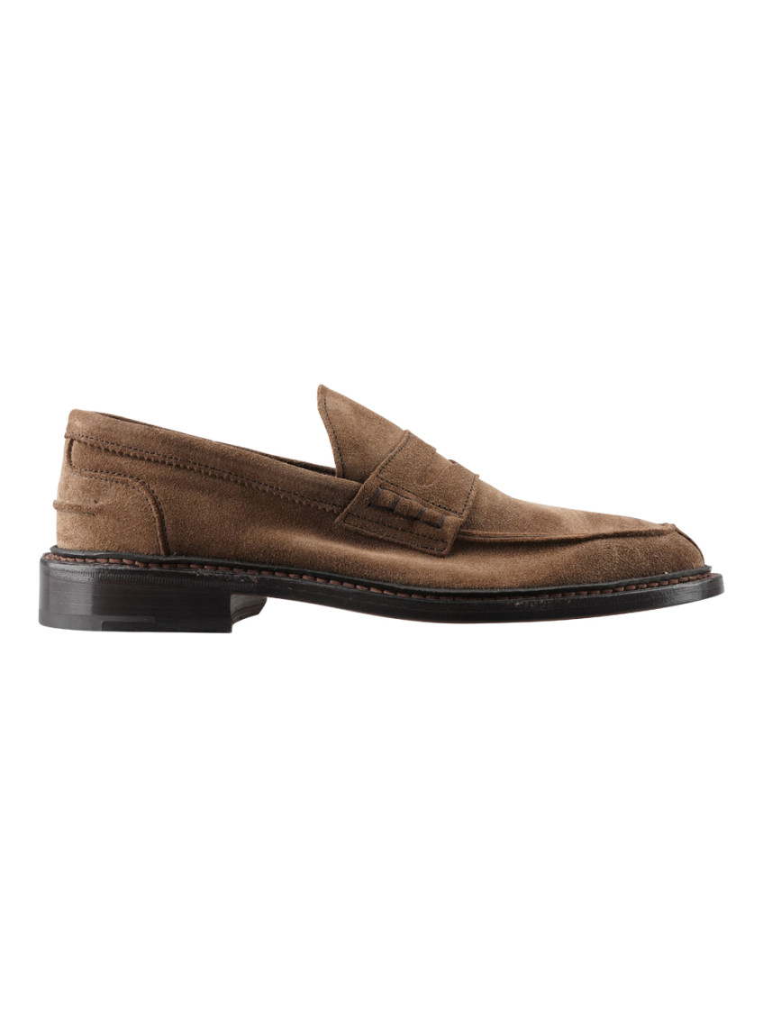 Shop Tricker's Brown Slip On Loafers