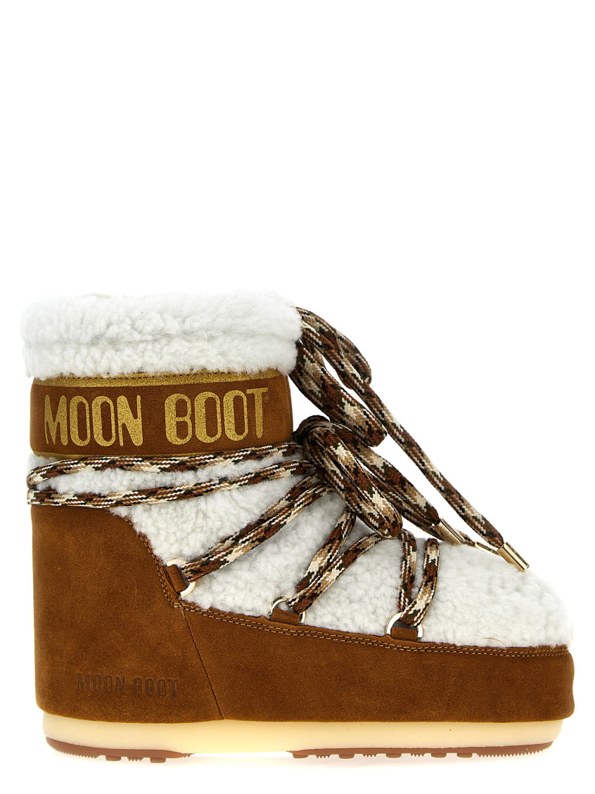Moon Boot Brown Lab69 Icon Ankle Boots In Brown