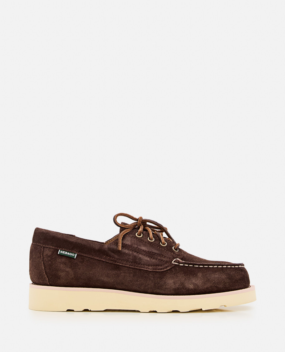 Sebago Brown Suede Loafers In Brown
