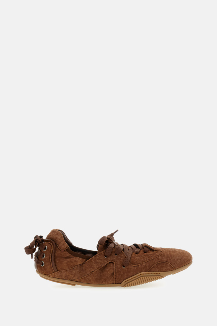 Acne Studios Brown Lace-up Sneakers