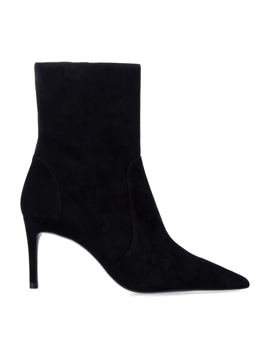 Stuart Weitzman Power Zip 75 Ankle Boots In Black