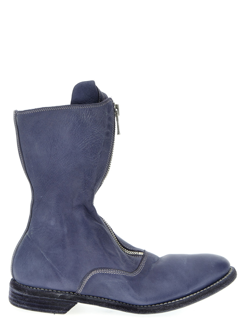 Guidi Purple 310 Ankle Boots In Purple