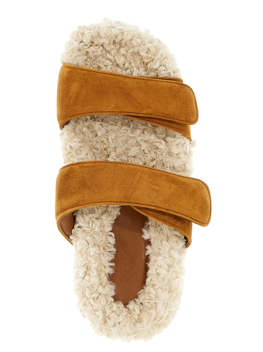 サンダル・ミュール GIA BORGHINI Women Sandals ALVINEUGH4500 Brown Gia Borghini Brown Alvine Sandals for Women Online USA at