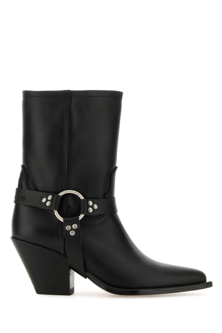 Sonora Stivaletti Atoka In Nappa Nera Donna In Black