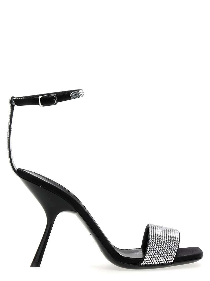 Sergio Rossi Evangelie Sandals Black In Black