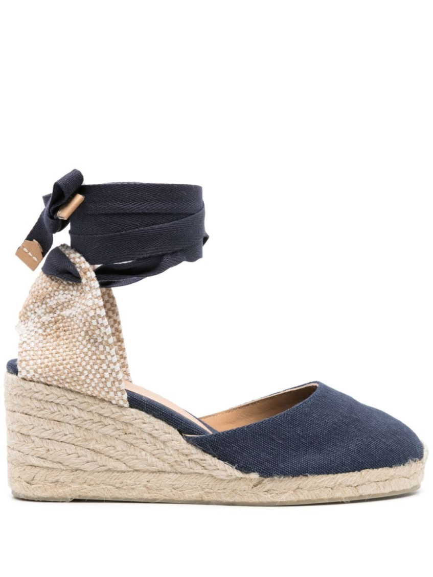 CASTAñER DARK BLUE CARINA WEDGES