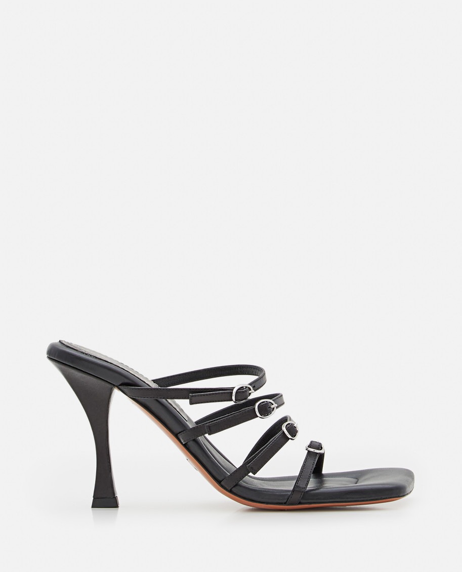 Shop Proenza Schouler Black Square Toe Heels