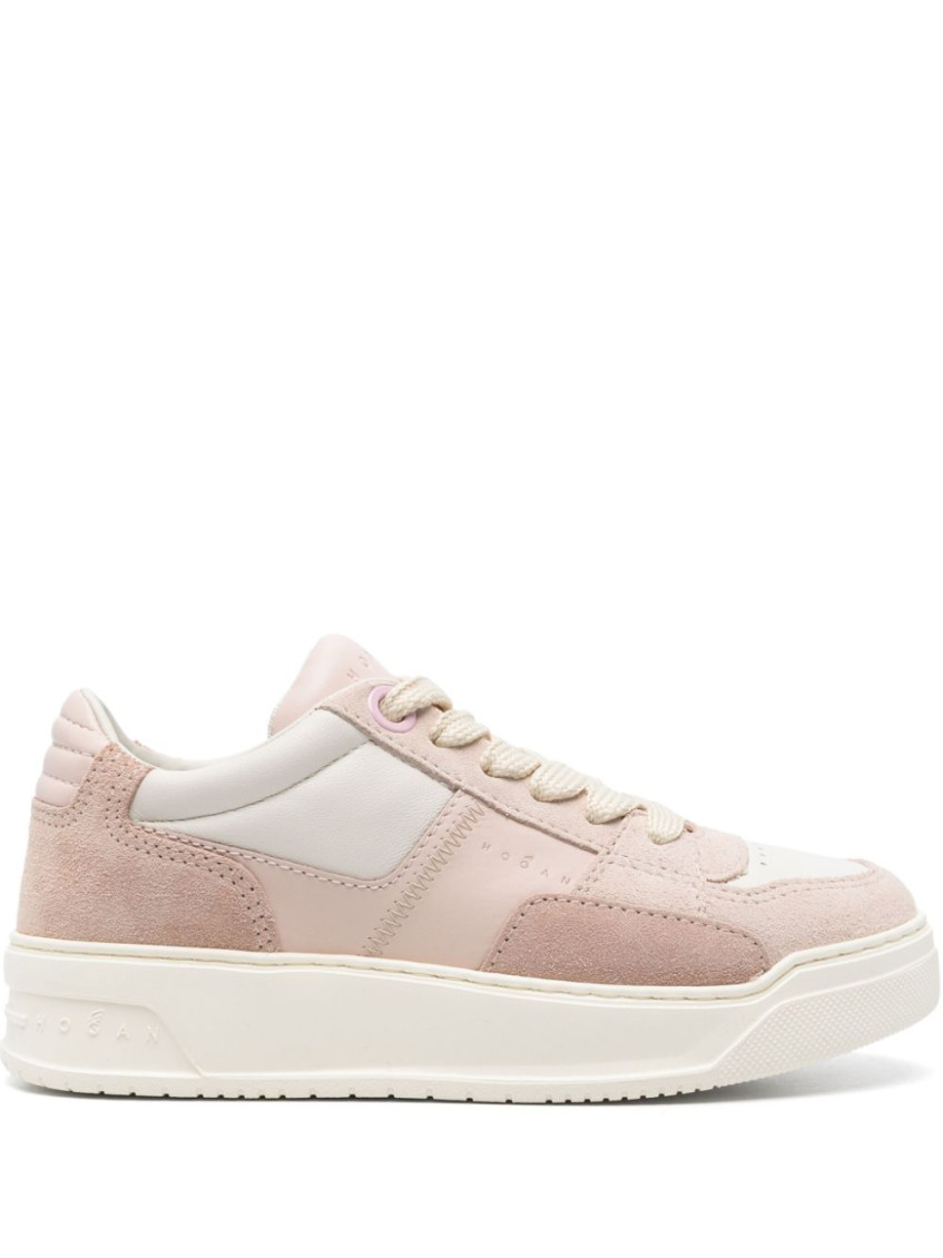 Hogan Women's Chamallow Nappa And Suede Sneakers