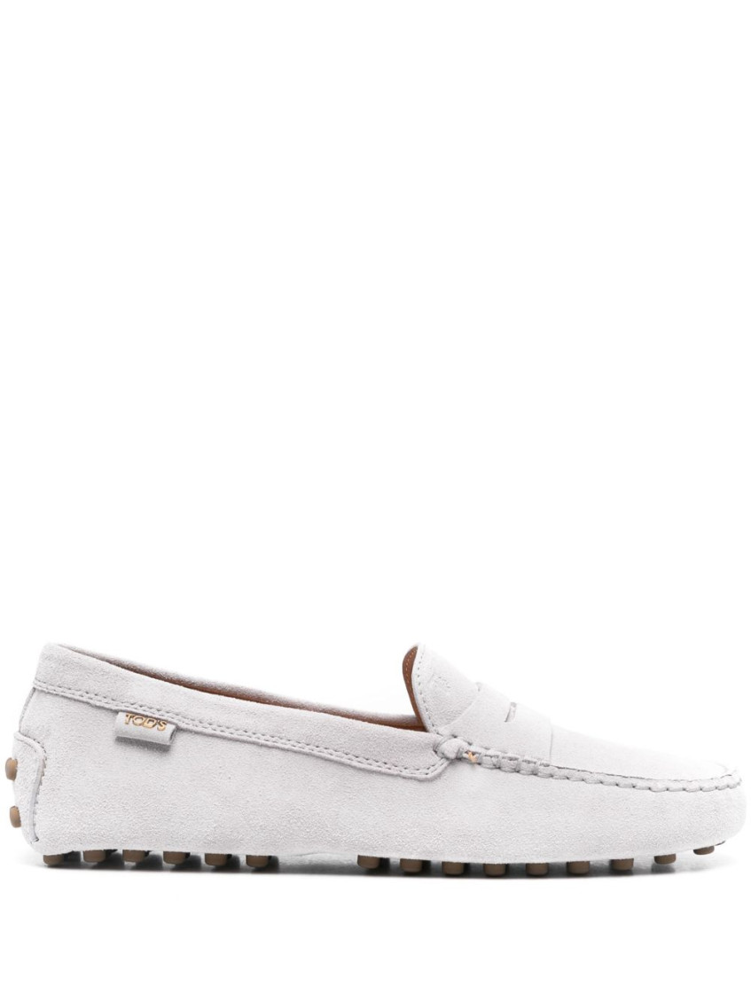 Tod's Light Purple Suede Loafers